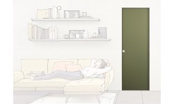 Galandage ESSENTIAL 620 x 2045 mm cloison 100mm plaque de plâtre