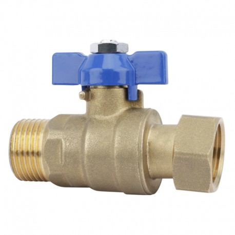 Vanne de départ de collecteur à écrou mobile