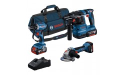 Kit 3 outils 18V : GSR 18V-45 + GBH 18V-22 + GWS 18V-8