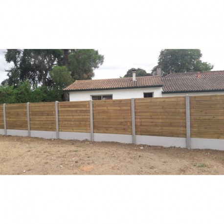 Lame de clôture en Pin Autoclavée en 34 mm