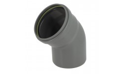 COUDE 45° CR8 Ø125 MF JF GRIS