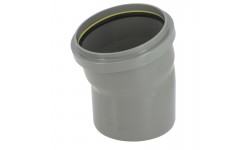 Coude 15° CR8 Ø160 MF JF Gris