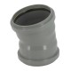 Coude 15° CR8 Ø160 FF JF Gris