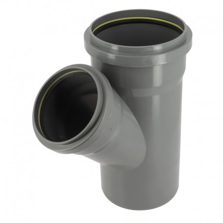Culotte 45° CR8 Ø160/125 MF JF Gris