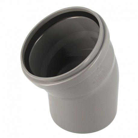 Coude 30° cr4 ø160 mf js gris