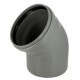 Coude 45° cr4 ø315 mf js gris