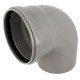 Coude 87°30 cr4 ø200 mf js gris