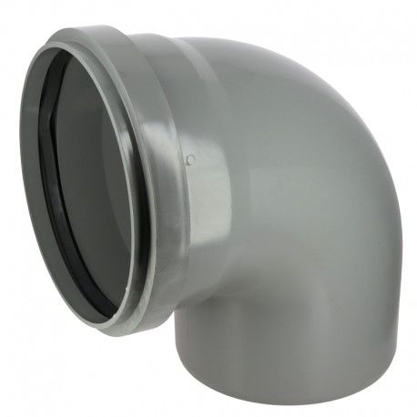 Coude 87°30 cr4 ø400 mf js gris