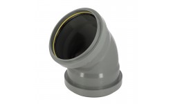 Coude 45° cr4 ø250 ff jf gris