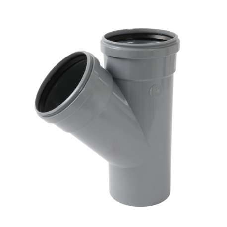 Culotte 45° cr4 ø125 mf js gris