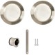 Kit poignées cuvettes pour portes coulissantes