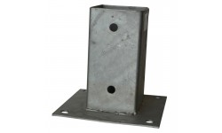 Support poteau sur platine à visser 71 x 71